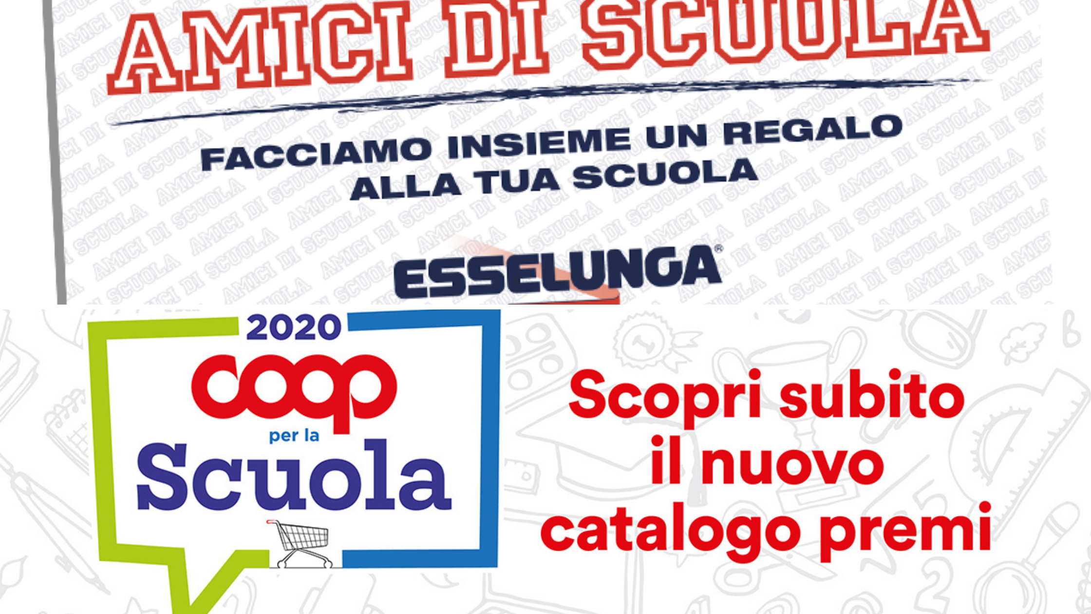 Fai la spesa e sostieni le nostre scuole