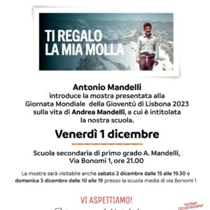 Presentazione della mostra “Ti regalo la mia molla – La vita di Andrea Mandelli”